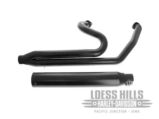 D&D Billet Cat Exhaust 2-into-1 Black for 2023-2024 Harley