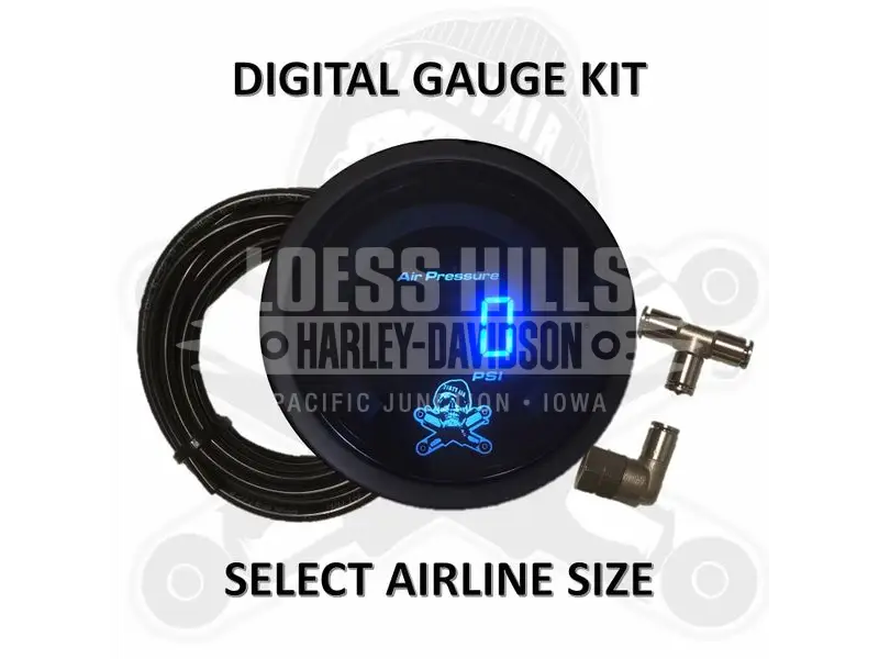 DIRTY AIR Gauge Kit - 2-1/16’’ Digital Air Pressure DA-DG1
