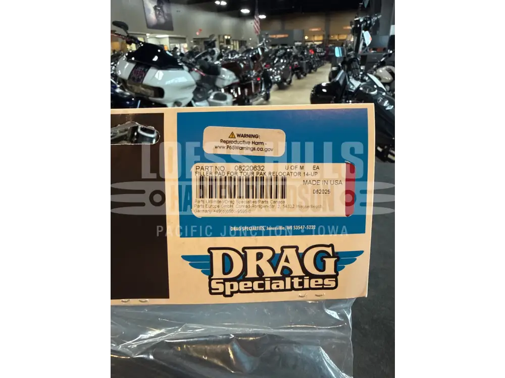 Drag Specialties King Tour-Pak Filler Pads #0822-0632