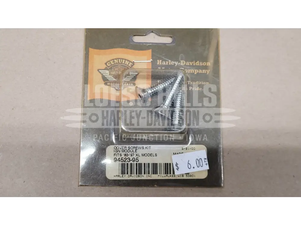 Genuine Harley Davidson- Ignition Module Cover Screws:
