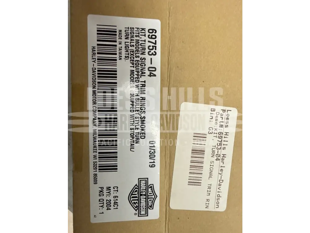 Genuine Harley Davidson Multi-Fit Rear Turn Signal Trim