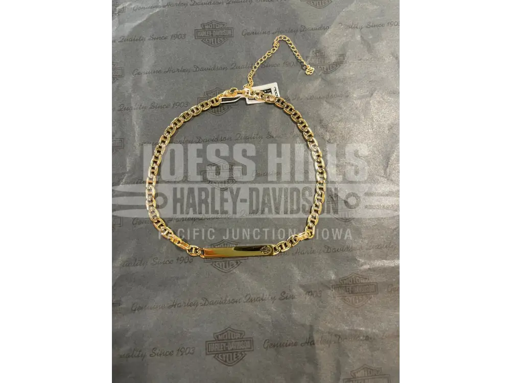 Gold B&S Mariner Chain Bar Necklace HSN0087 - Jewelry