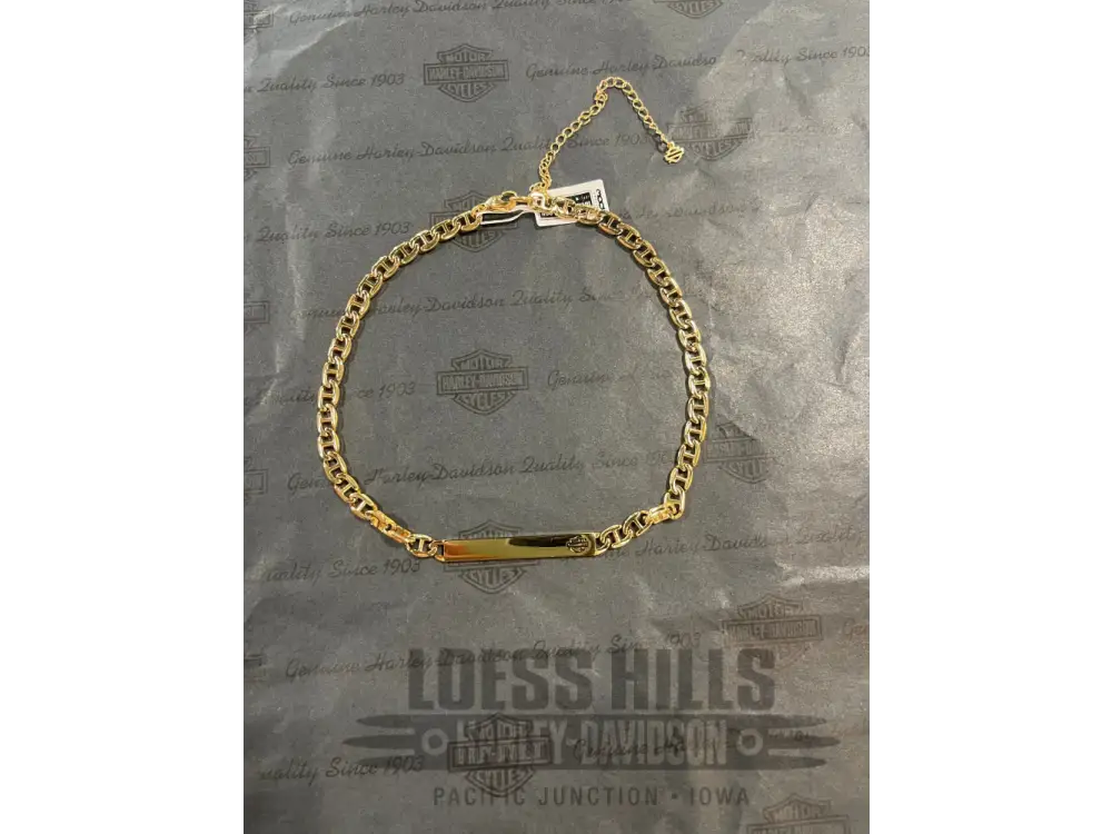 Gold B&S Mariner Chain Bar Necklace HSN0087 - Jewelry