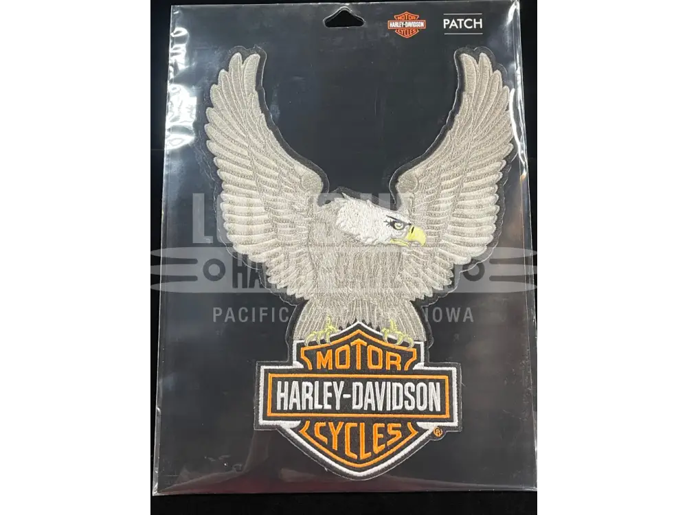H-D Eagle B&S 10.25’’ Patch Brown (HD-179679) or Silver