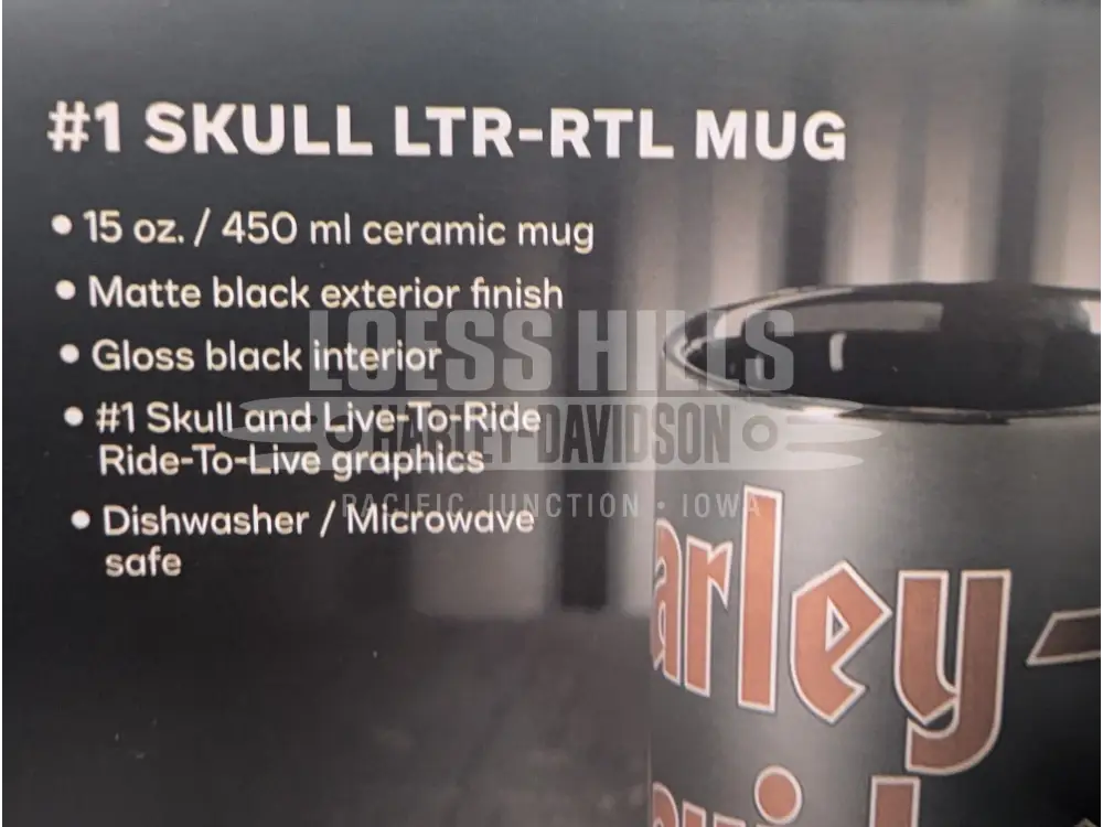 Harley-Davidson #1 Skull LTR-RTL Mug HDX-98762 - Cups/Mugs