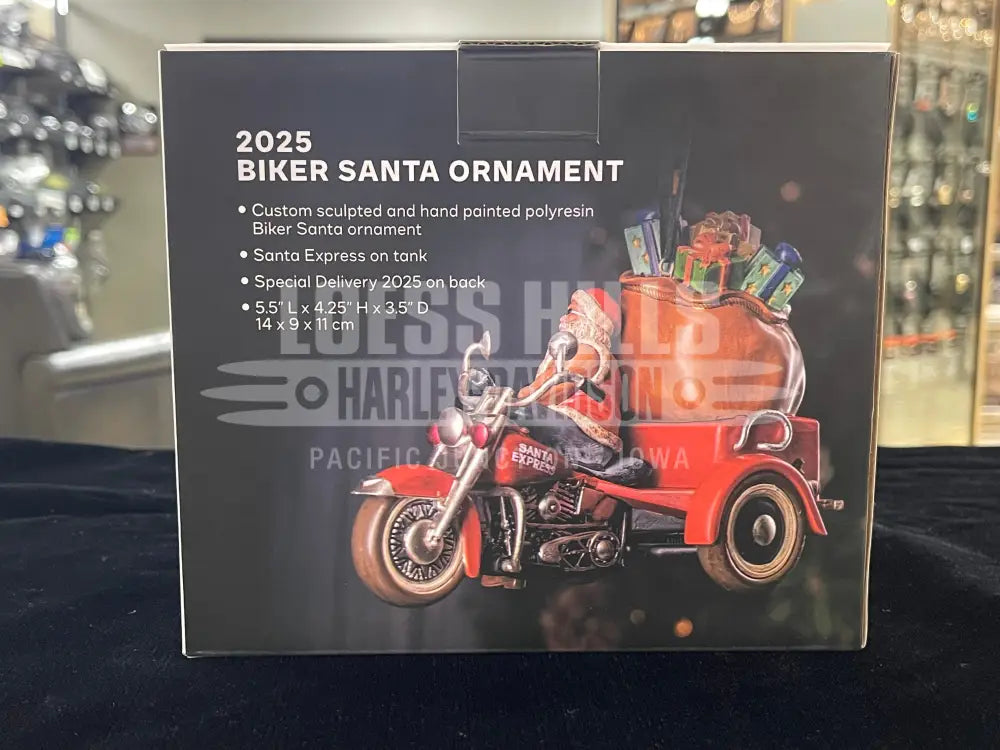 Harley-Davidson 2025 Biker Santa Ornament HDX-99359
