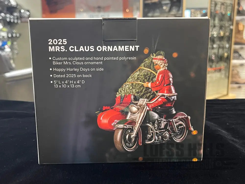 Harley-Davidson 2025 Mrs. Claus Ornament HDX-99360