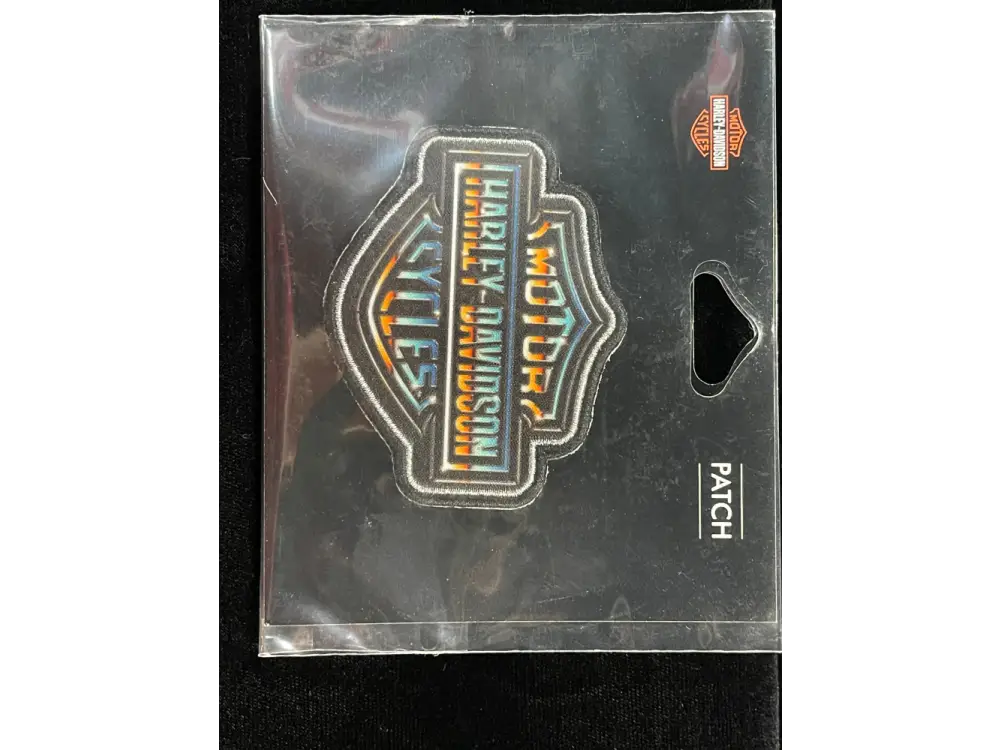Harley-Davidson 3’’ Chrome B&S Patch HD-215982-17