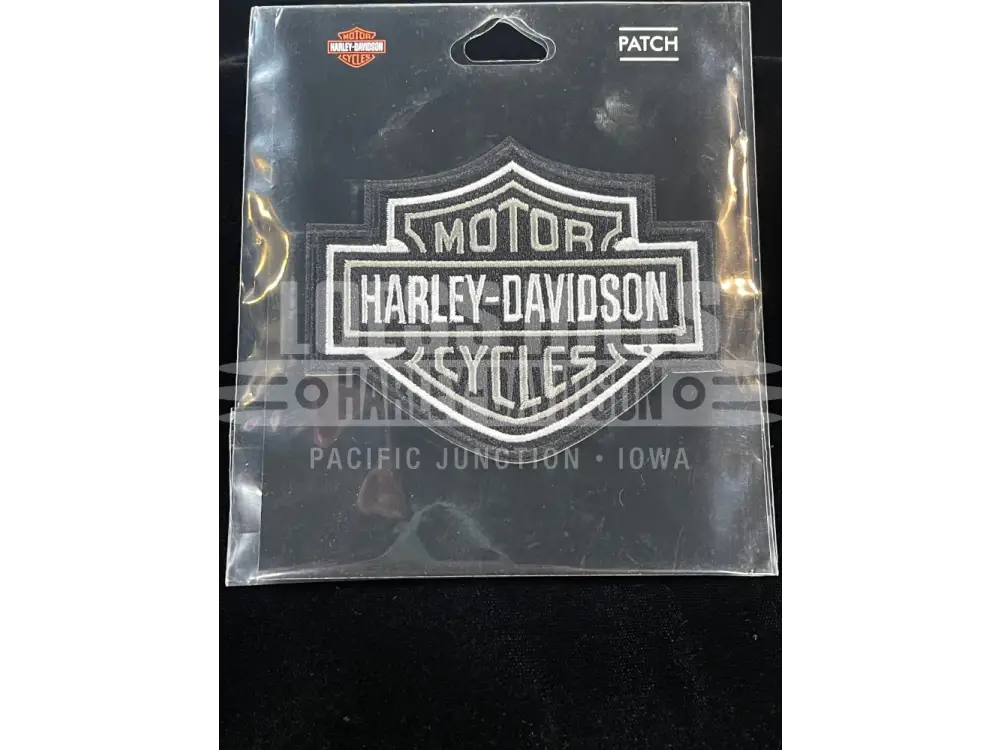Harley-Davidson Bar & Shield 4’’ Patch Grey 8011444