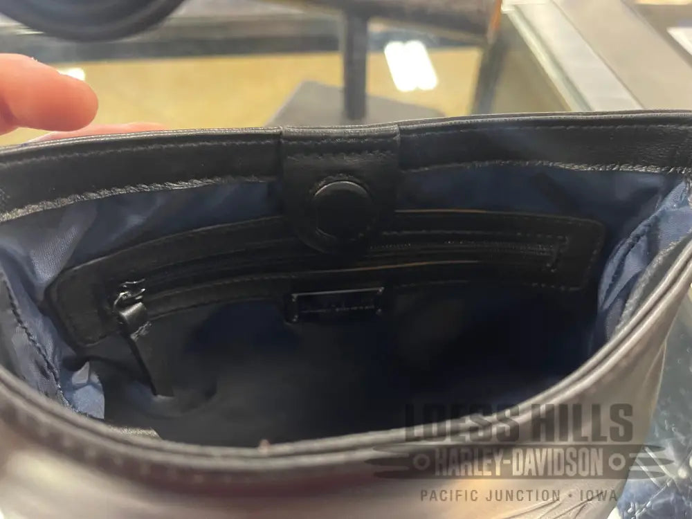 Harley-Davidson Black Crossbody Purse MHW099 - Black - Purse