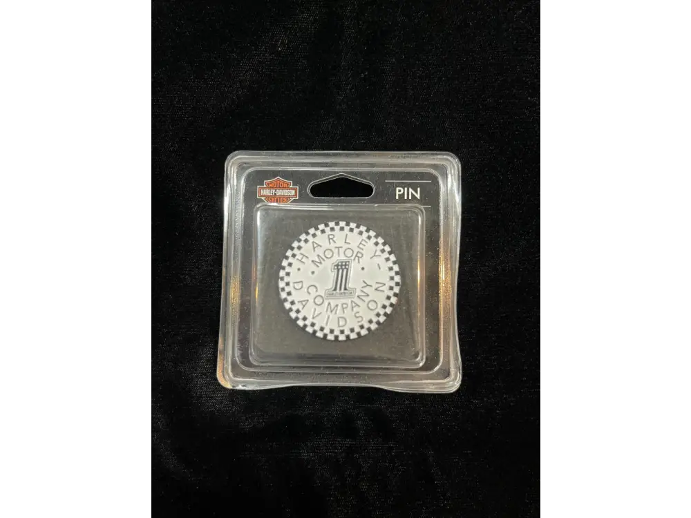 Harley-Davidson Checkered Moto Pin 8011253 - Collectables