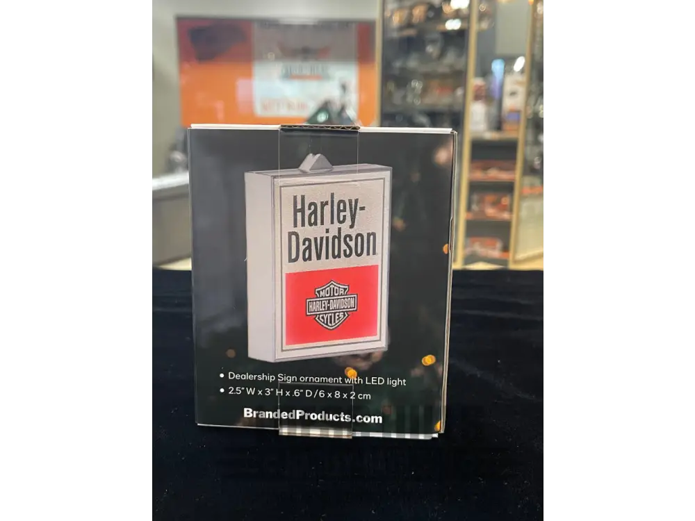 Harley-Davidson Dealership Sign LED Ornament HDX-99363