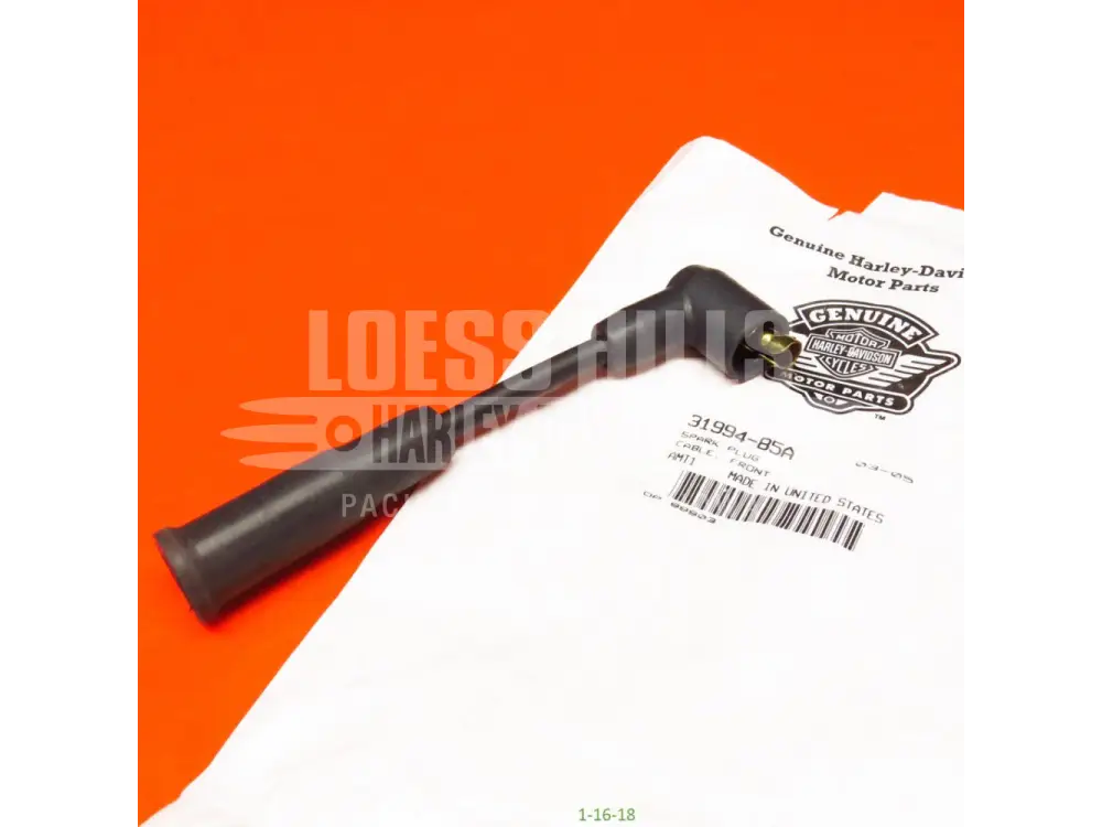 HARLEY DAVIDSON FRONT SPARK PLUG CABLE ASSY PART# 31994-85A
