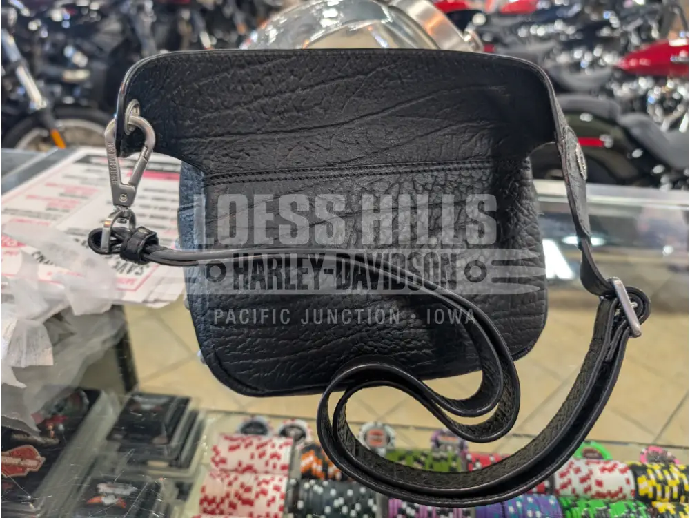 Harley-Davidson Hex Stud Belt Purse MHW223/08 - Black