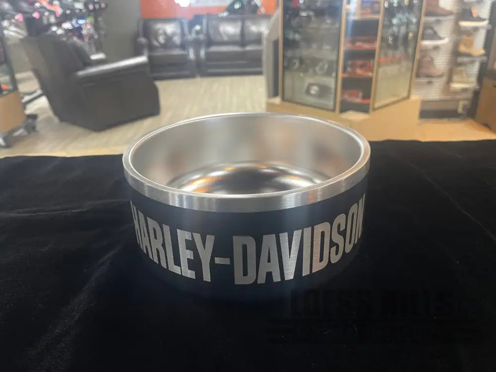 Harley-Davidson Large Stainless Steel Dog Food Bowl