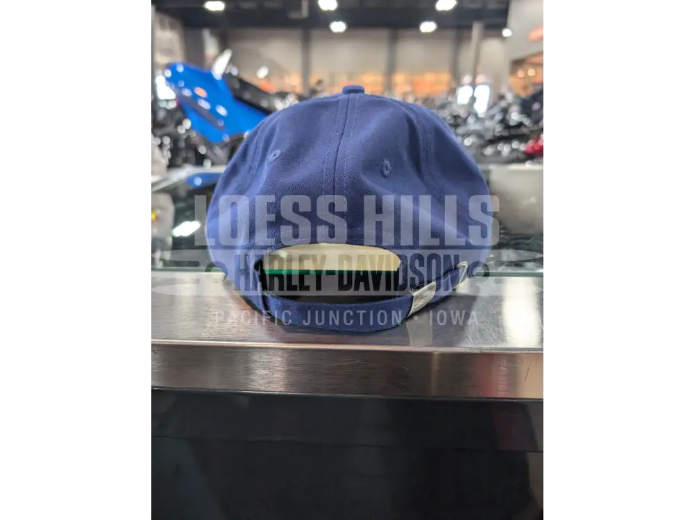 Harley-Davidson Men’s Blue B&S Adjustable Cap 97629-26VM