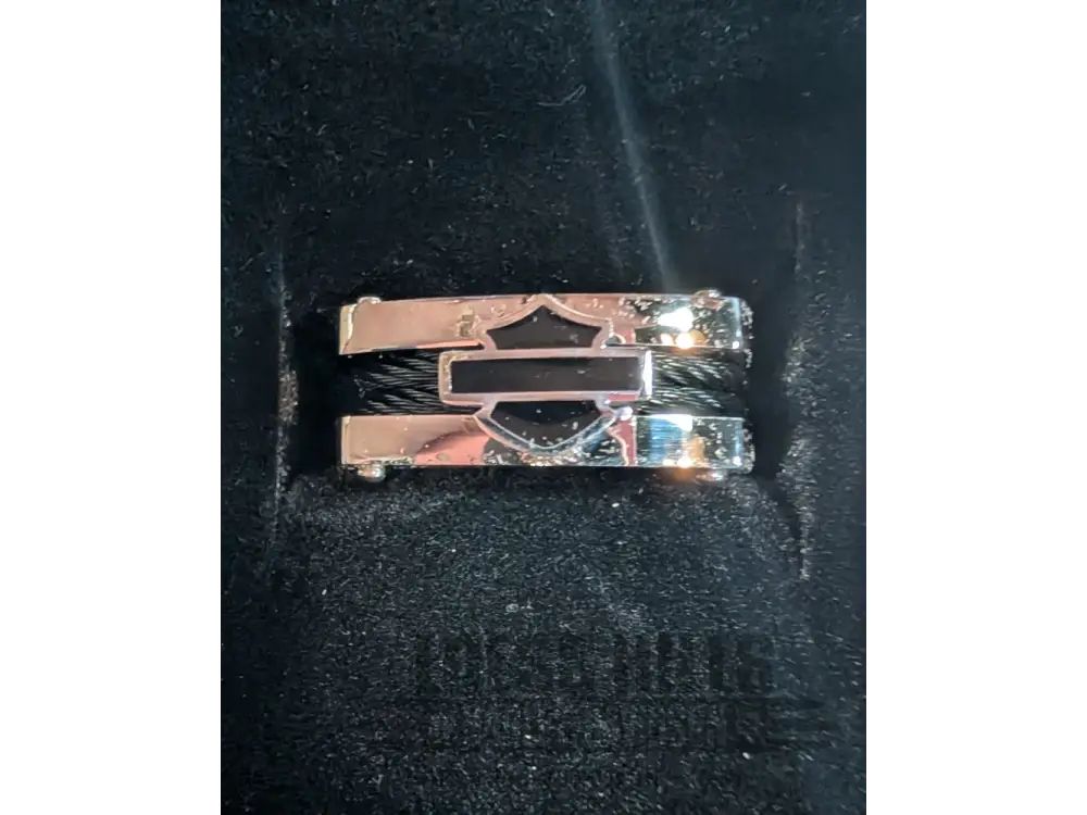 Harley-Davidson Men’s Willie G. Square Wire Ring 34R00675