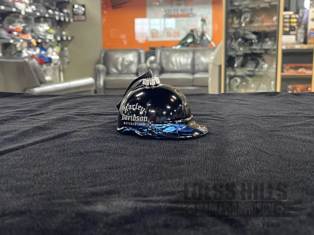 Harley-Davidson Old English Helmet Ornament HDX-99317