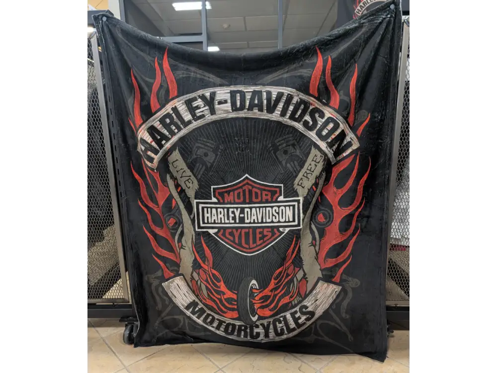 Harley-Davidson Outlaw Throw Blanket 1HDM/23600/02
