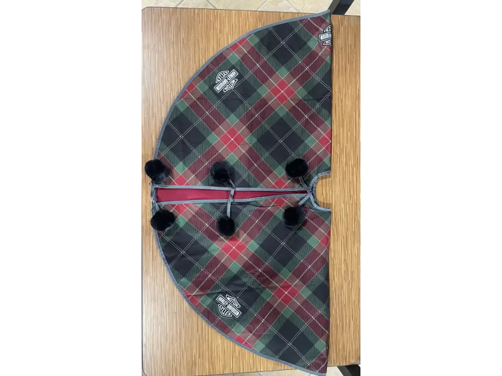 Harley-Davidson Plaid Tree Skirt HDX-99350 - Collectables
