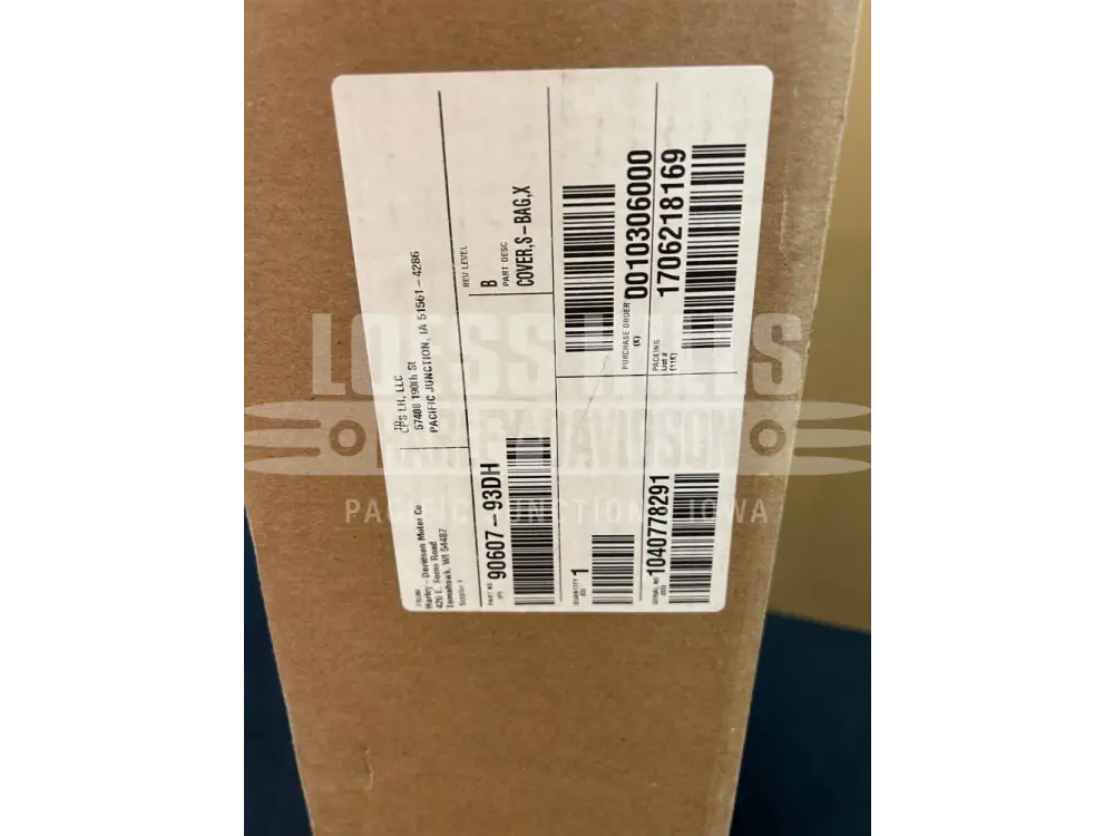 HARLEY-DAVIDSON RIGHT SADDLEBAG LID GLOSS BLACK 90607-93DH