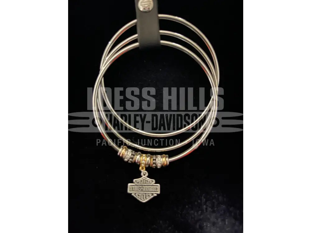 Harley-Davidson Women’s Bar & Shield Bangle Set of Three