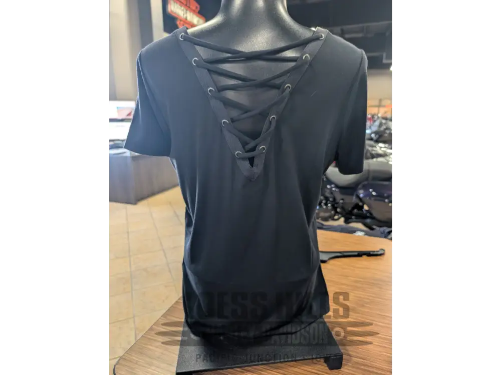 Harley-Davidson Women’s Black Bling Afterlife Lace Back