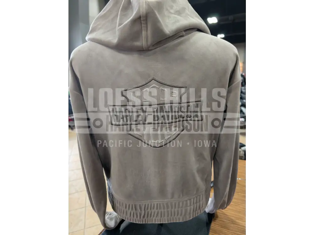 Harley-Davidson Women’s Velour Zip Hoodie 96820-25VW