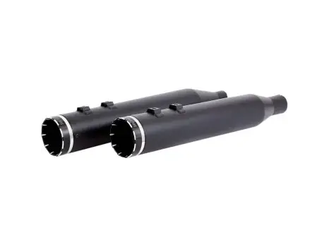 Khrome Werks: 4.5’’ HP Plus Mufflers - Black w/ Tracer End