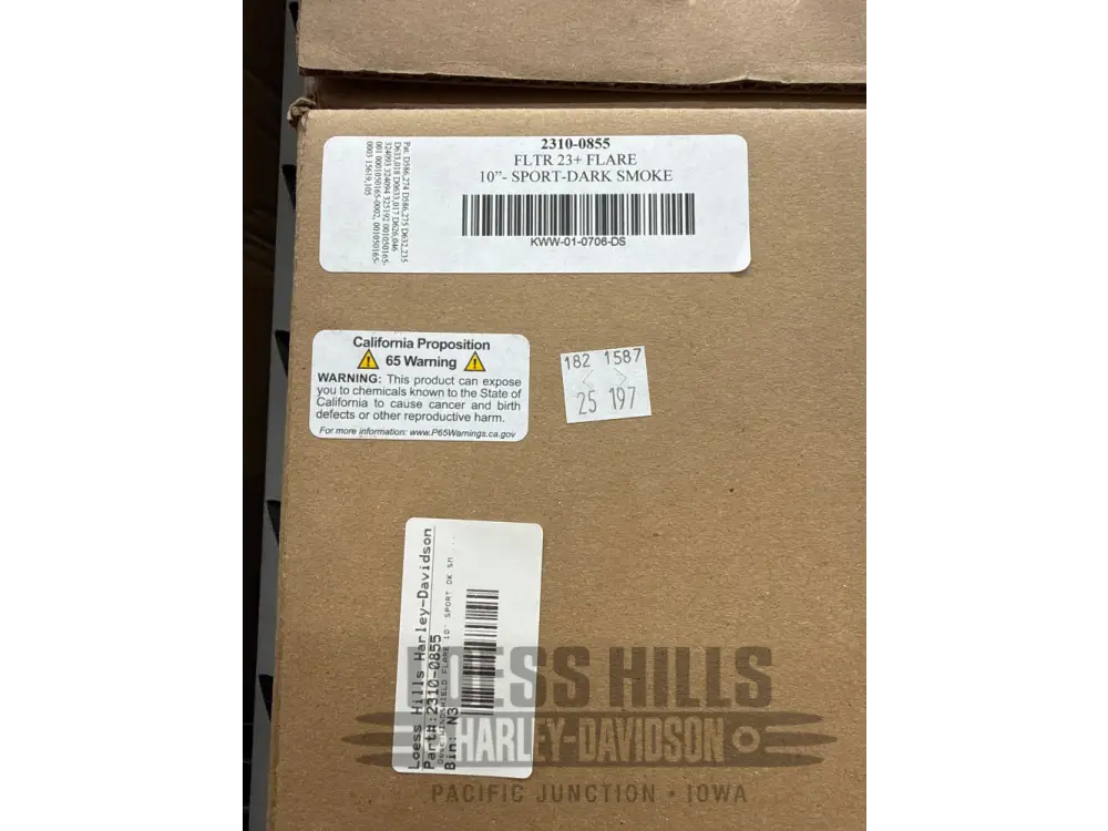 Klock Werks 10’’ Sport Flair Windshields’24-Up Harley