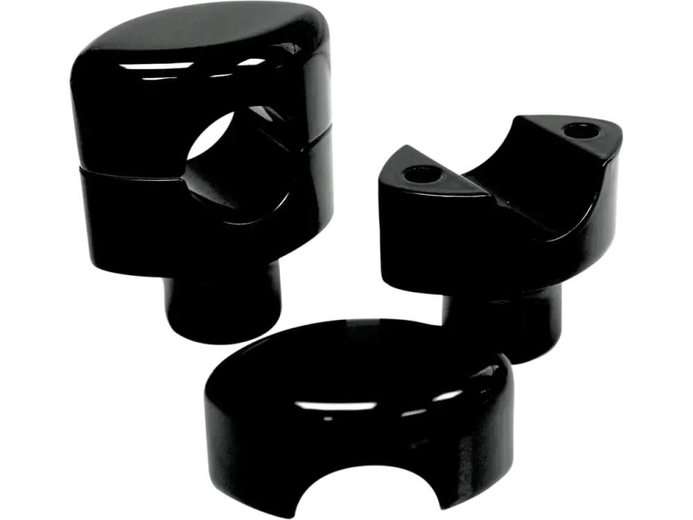 LA Choppers Hefty Smooth 1.5’’ Black Handlebar Riser