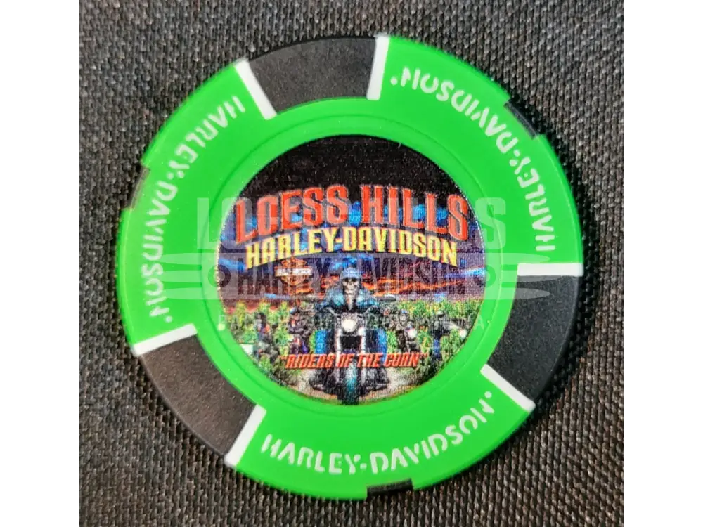 Loess Hills H-D Riders of the Corn Poker Chip CHIP-RIDERS