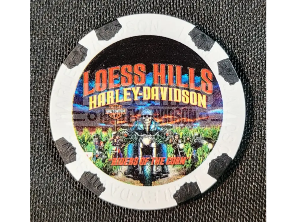 Loess Hills H-D Riders of the Corn Poker Chip CHIP-RIDERS