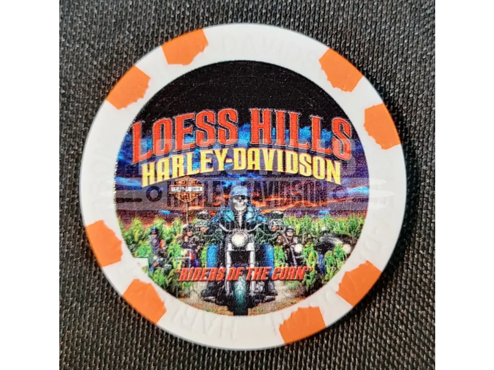 Loess Hills H-D Riders of the Corn Poker Chip CHIP-RIDERS