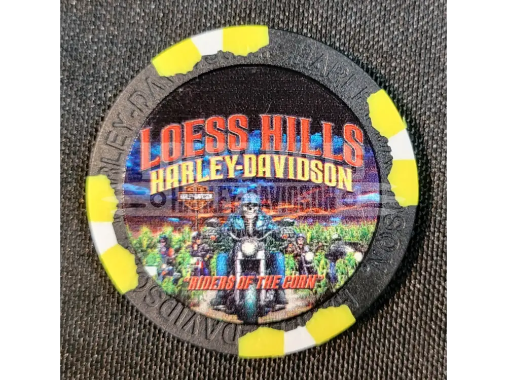 Loess Hills H-D Riders of the Corn Poker Chip CHIP-RIDERS