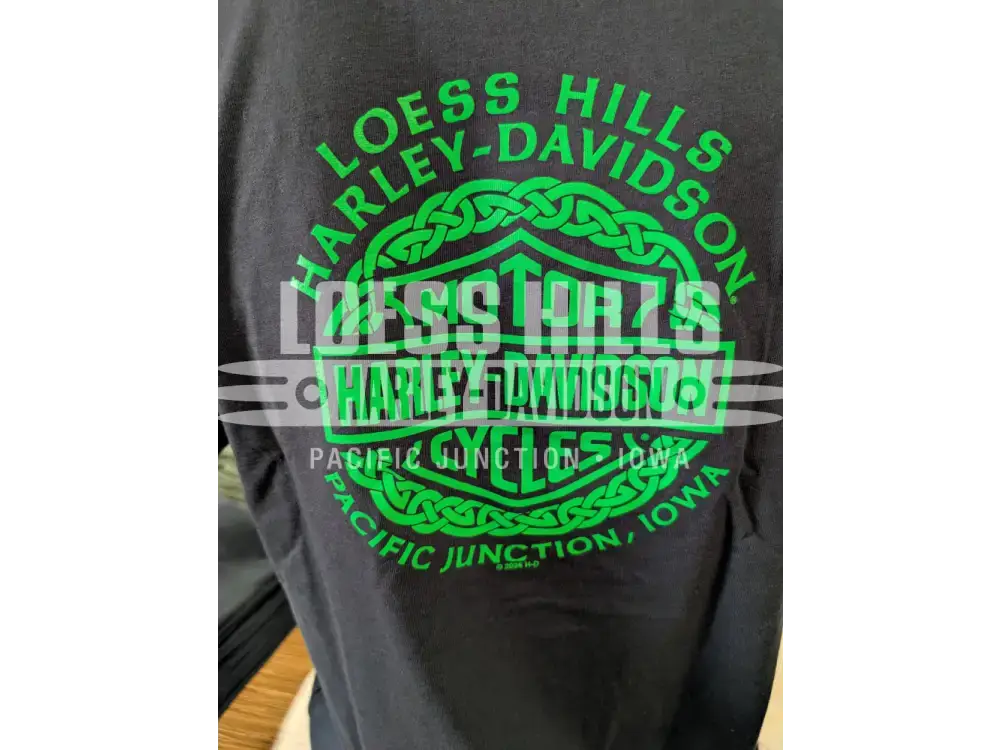 Loess Hills Harley-Davidson Shamrock Men’s T-shirt 3002823