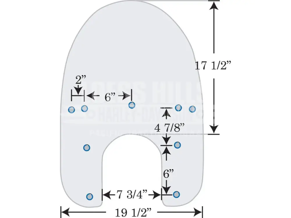 Memphis Shades Replacement Shield - 15’’ - Clear - Springer