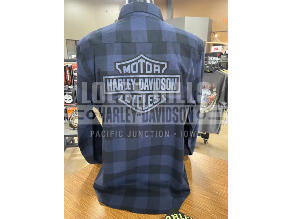 Men’s Bar & Shield Black/Dark Blue Longsleeve Buffalo