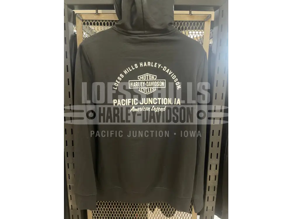 Men’s Black Lightning Eagle P/O Hoodie 99020 24DM Men’s