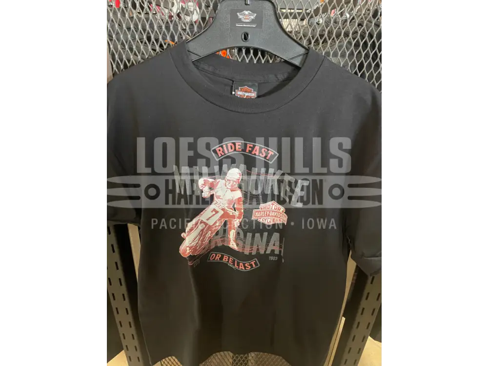 Men’s Black T-shirt Vintage Rider 3002172 - Men’s T-shirt
