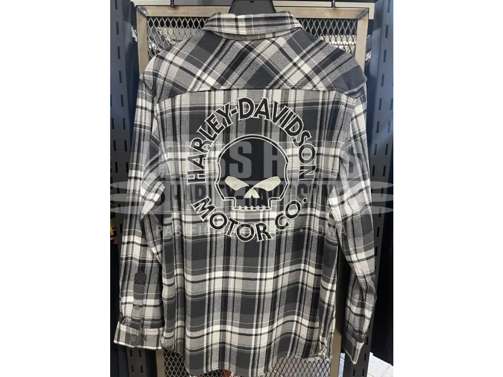 Men’s Black/White Snap Front L/S T shirt 96394 25VM Men’s
