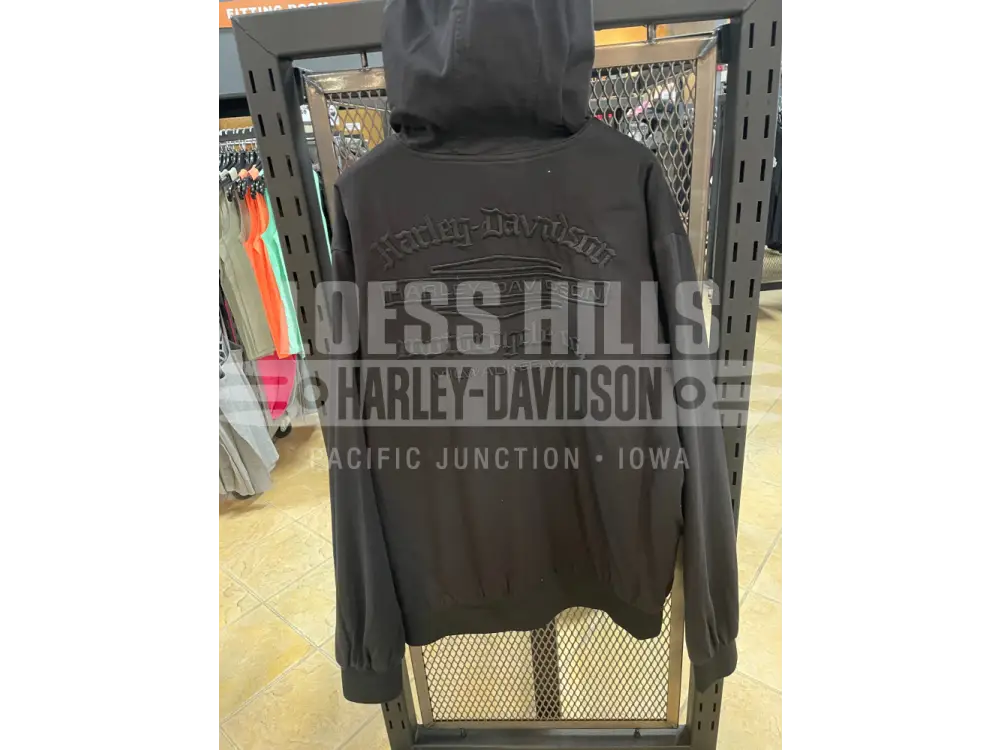 Men’s Black Workwear Hooded Jacket #97401-25VM - Men’s