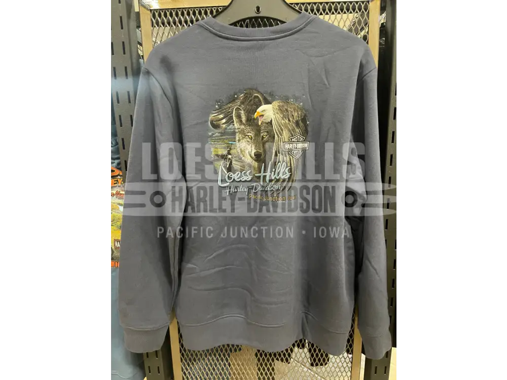 Men’s Blue H-D American Original Crewneck 3002520 - Men’s