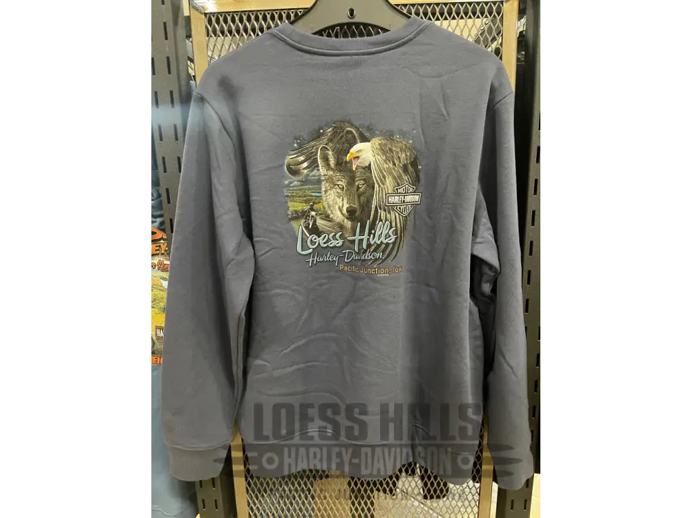 Men’s Blue H-D American Original Crewneck 3002520 - Men’s