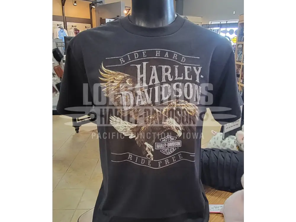 Men’s HD Above ADT T-shirt Eagle Wolf 3001758-BLCK