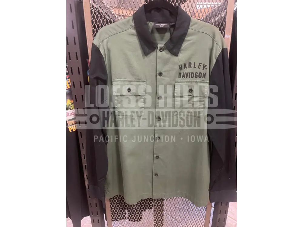 Men’s Longsleeve Button up T-shirt 96640-23VM/000M - M