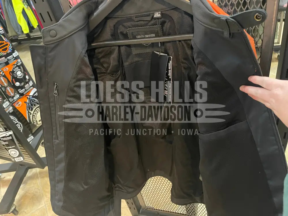 Men’s Perforated Vented Racer Riding Jacket 97026-24VM