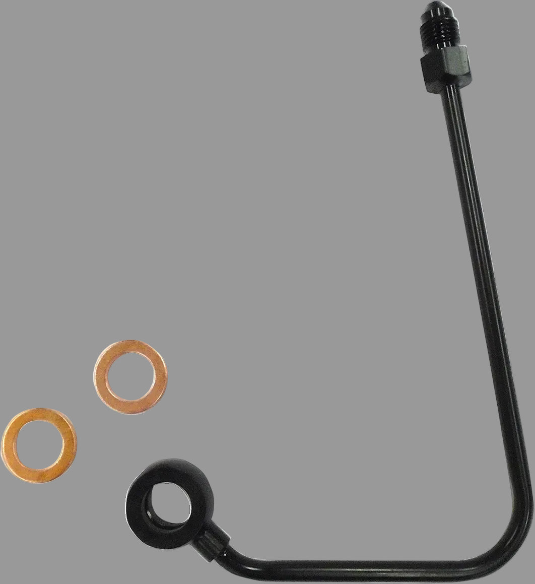 MAGNUM SHIELDING ABS Upper Brake Line Adapter ABS Upper Brake Line Adapter - 4-3/4" Length - Black - 1742-0458