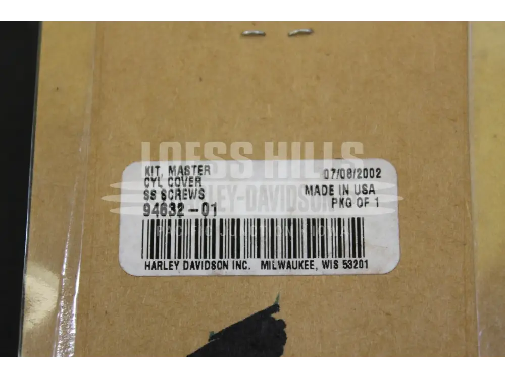 NEW OEM Harley Davidson Master Cylinder Cover Screws Kit