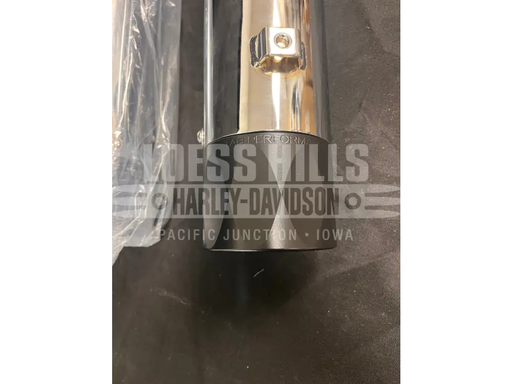 TAB PERFORMANCE 4’’ CHROME. SLIP-ON W/ ZOMBIE BAFF. BLK.